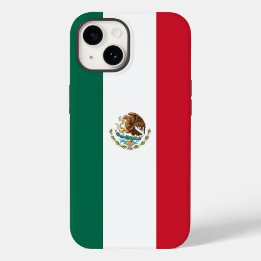 Patriotic Apple Case-Mate, Mexiko-Flag Case-Mate i iPhone Hülle (Rückseite)