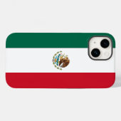 Patriotic Apple Case-Mate, Mexiko-Flag Case-Mate i iPhone Hülle (Rückseite (Horizontal))