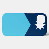 Patriotic Apple Case Mate, Minnesota-Flag (Rückseite (Horizontal))