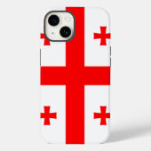 Patriotic Apple Case Mate mit georgischer Flagge (Rückseite)