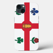 Patriotic Apple Case-Mate, Montreal flag Case-Mate iPhone Hülle (Rückseite)