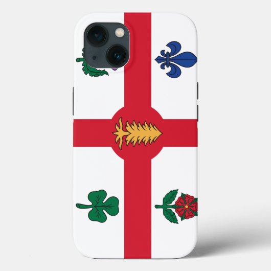 Patriotic Apple Case-Mate, Montreal flag Case-Mate iPhone Hülle (Rückseite)