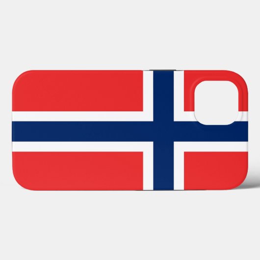 Patriotic Apple Case Mate, norwegische Flagge (Rückseite (Horizontal))