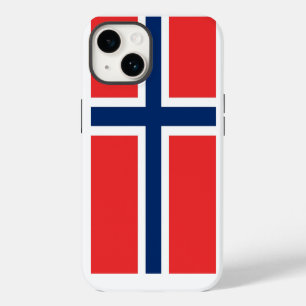 Patriotic Apple Case-Mate, norwegische Flagge Case iPhone 14 Hülle