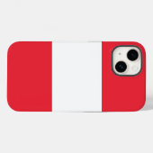 Patriotic Apple Case-Mate, österreichische Flagge  Case-Mate iPhone Hülle (Rückseite (Horizontal))