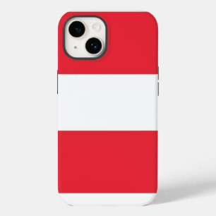 Patriotic Apple Case-Mate, österreichische Flagge iPhone 14 Hülle