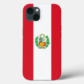 Patriotic Apple Case Mate, Peru-Flag (Rückseite)