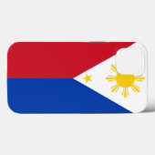 Patriotic Apple Case Mate, philippinische Flagge (Rückseite (Horizontal))