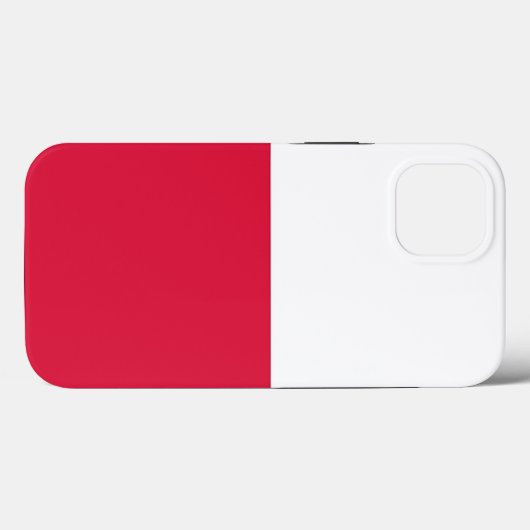 Patriotic Apple Case Mate, polnische Flagge (Rückseite (Horizontal))