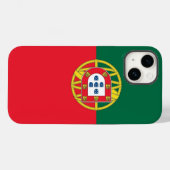 Patriotic Apple Case Mate, portugiesische Flagge C (Rückseite (Horizontal))