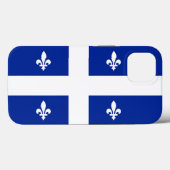Patriotic Apple Case-Mate, Quebec-Flag Case-Mate iPhone Hülle (Rückseite (Horizontal))