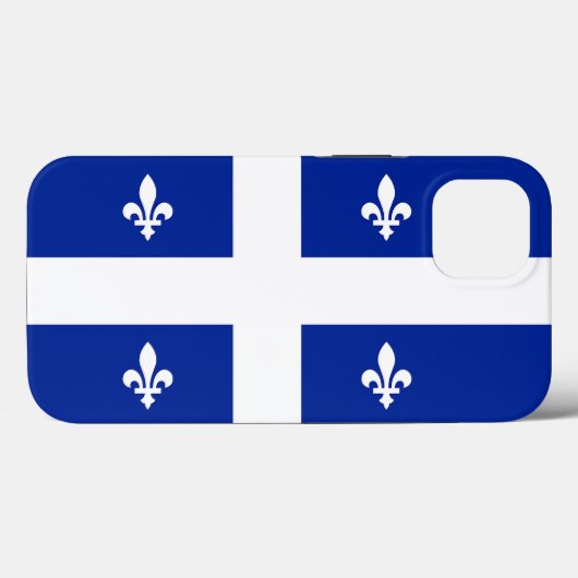 Patriotic Apple Case-Mate, Quebec-Flag Case-Mate iPhone Hülle (Rückseite (Horizontal))