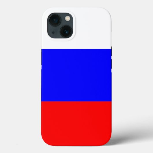 Patriotic Apple Case Mate, Russland-Flagge (Rückseite)