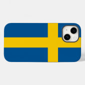 Patriotic Apple Case Mate, Schwedenflagge Case Mat (Rückseite (Horizontal))
