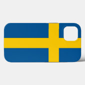 Patriotic Apple Case Mate, schwedische Flagge (Rückseite (Horizontal))