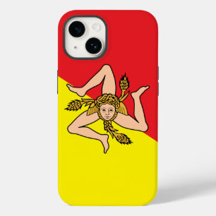 Patriotic Apple Case-Mate, Sizilien flagge Case-Ma Case-Mate iPhone 14 Hülle