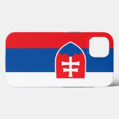 Patriotic Apple Case Mate, slowakische Flagge (Rückseite (Horizontal))