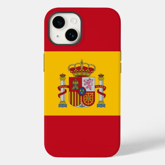 Patriotic Apple Case-Mate, Spanienflagge Case-Mate iPhone Hülle (Rückseite)