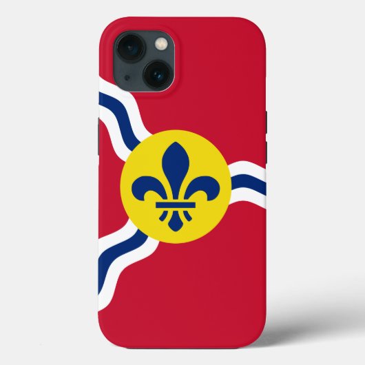 Patriotic Apple Case-Mate, St. Louis Flag Case-Mate iPhone Hülle (Rückseite)