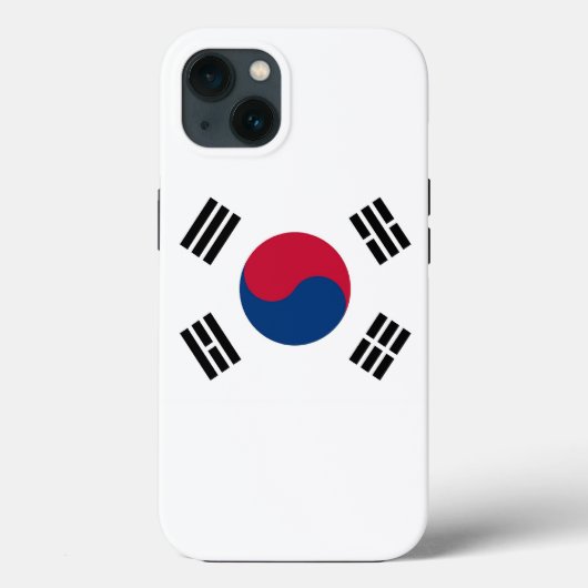 Patriotic Apple Case Mate, Südkorea-Flagge (Rückseite)