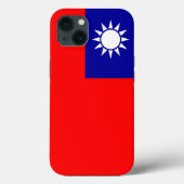 Patriotic Apple Case Mate, Taiwan-Flagge (Rückseite)