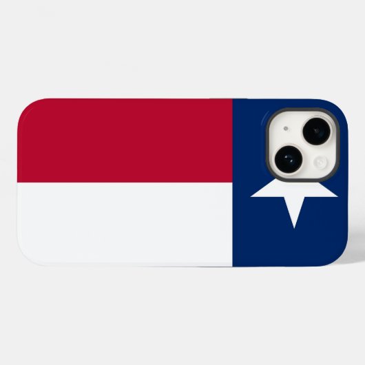 Patriotic Apple Case Mate, Texas-Flag (Rückseite (Horizontal))