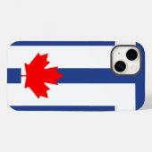 Patriotic Apple Case-Mate, Toronto Flag Case-Mate iPhone Hülle (Rückseite (Horizontal))