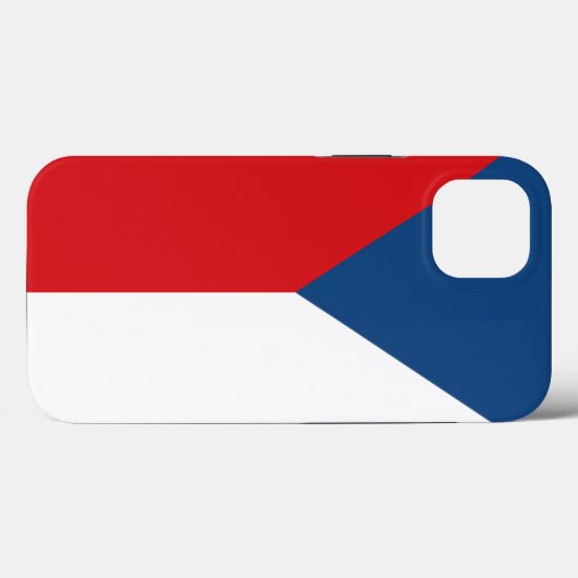 Patriotic Apple Case Mate, tschechisches Flag (Rückseite (Horizontal))