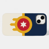 Patriotic Apple Case Mate, Tulsa Flag (Rückseite (Horizontal))