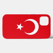 Patriotic Apple Case Mate, türkische Flagge (Rückseite (Horizontal))