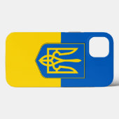Patriotic Apple Case-Mate, ukrainische Flaggenpart Case-Mate iPhone Hülle (Rückseite (Horizontal))