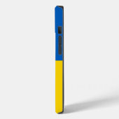 Patriotic Apple Case-Mate, ukrainische Flaggenpart Case-Mate iPhone Hülle (Rückseite / Links)