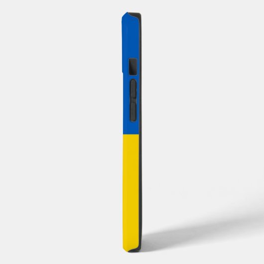 Patriotic Apple Case-Mate, ukrainische Flaggenpart Case-Mate iPhone Hülle (Rückseite / Links)