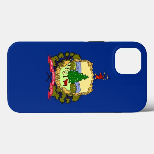 Patriotic Apple Case Mate, Vermont-Flag (Rückseite (Horizontal))
