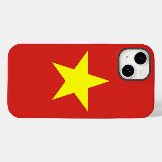 Patriotic Apple Case Mate, Vietnamflagge Case Mate (Rückseite (Horizontal))