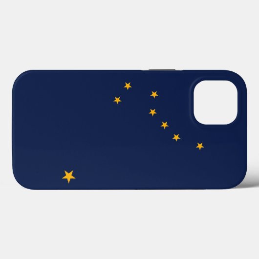 Patriotic Apple iPhone 13 Case-Mate, Alaska-Flagge Case-Mate iPhone Hülle (Rückseite (Horizontal))