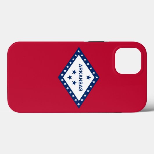 Patriotic Apple iPhone 13 Case-Mate, Arkansas Flag Case-Mate iPhone Hülle (Rückseite (Horizontal))