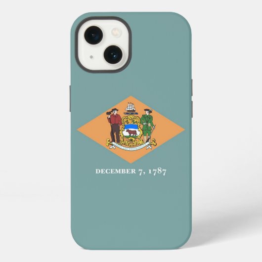 Patriotic Apple iPhone 13 Case-Mate, Delaware Hülle (Rückseite)