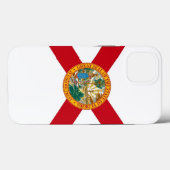 Patriotic Apple iPhone 13 Case-Mate, Florida Flag Case-Mate iPhone Hülle (Rückseite (Horizontal))
