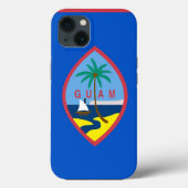 Patriotic Apple iPhone 13 Case-Mate, Guam Case-Mate iPhone Hülle (Rückseite)