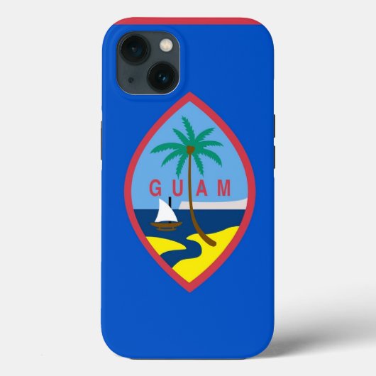 Patriotic Apple iPhone 13 Case-Mate, Guam Case-Mate iPhone Hülle (Rückseite)