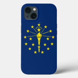 Patriotic Apple iPhone 13 Case-Mate, Indiana Flag Case-Mate iPhone Hülle