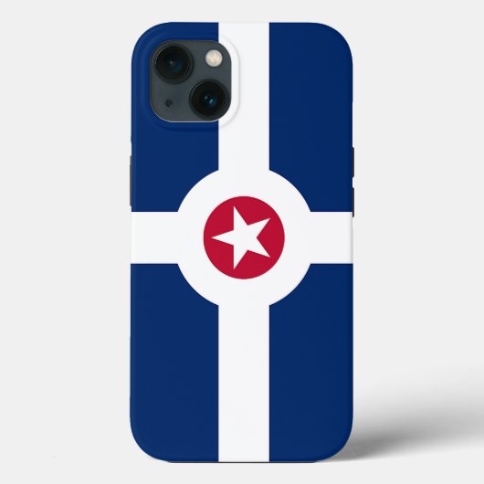 Patriotic Apple iPhone 13 Case-Mate, Indianapolis Case-Mate iPhone Hülle (Rückseite)