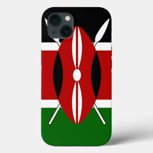 Patriotic Apple iPhone 13 Case-Mate Kenya Flagge Hülle