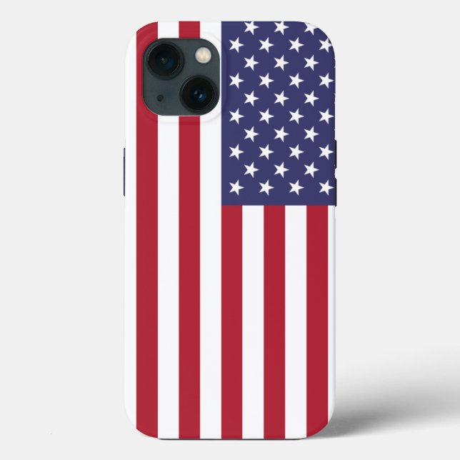 Patriotic Apple iPhone 13 Case-Mate mit US-Flagge Case-Mate iPhone Hülle (Back)
