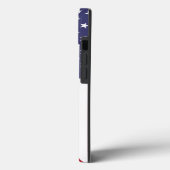 Patriotic Apple iPhone 13 Case-Mate mit US-Flagge Hülle (Rückseite / Links)