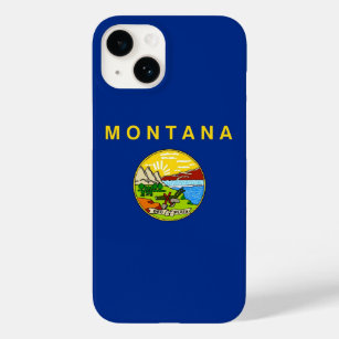 Patriotic Apple iPhone 13 Case-Mate, Montana Flag Case-Mate iPhone 14 Hülle