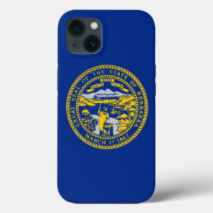 Patriotic Apple iPhone 13 Case-Mate, Nebraska Flag Case-Mate iPhone Hülle