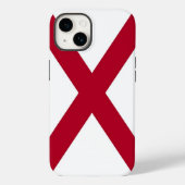 Patriotic Apple iPhone 14 Case-Mate, Alabama-Flagg Case-Mate iPhone Hülle (Rückseite)