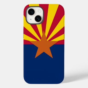 Patriotic Apple iPhone 14 Case-Mate, Arizona-Flagg Case-Mate iPhone 14 Hülle